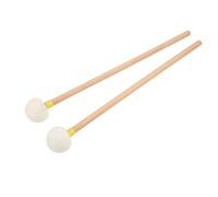 Xiuganpo Mazza per Batteria, Robusto Manico in Legno, Facile da Suonare, per Grancasse, Timpani, Set da 2 per Suonatori di Batteria (YELLOW)