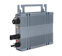 Xiuganpo Micro Inverter per Collegamento a Rete Solare da 400 W, Lega di Alluminio IP66 con APP di Controllo Remoto, Efficienza MPPT 99,5, per Uso Domestico Ingresso 22-48 V CC Uscita