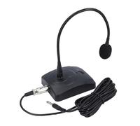 Xiuganpo Microfono a Condensatore Cardioide a Collo di Cigno con Riduzione del Rumore per Riunioni Desktop - ABS /