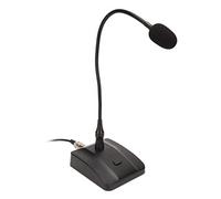 Xiuganpo Microfono Desktop, Microfono Condensatore a Basso Rumore, 6,35 Mm con Blocco a Scatto per Conferenze per il Linguaggio