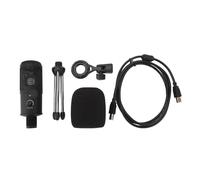 Xiuganpo Microfono per PC, Copertura in Rete Riduzione del Rumore Microfono a Condensatore USB Frequenza di Campionamento Elevata Plug and Play per Giochi per la Registrazione