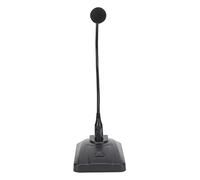 Xiuganpo Microfono Professionale a Condensatore a Collo D'oca Microfono Cablato da Tavolo Potente Anti-interferenza per Trasmissioni, Conferenze - ABS