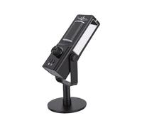 Xiuganpo Microfono RGB, Microfono USB con Supporto Interfaccia Tipo C, Riduzione del Rumore, Plug and Play, a Condensatore Versatile per Registrazioni in Streaming Live,