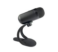 Xiuganpo Microfono USB per PC, Chip Intelligente Avanzato, Acquisizione Omnidirezionale a 360° per Streaming Live, Lega di Alluminio, per Giocatori
