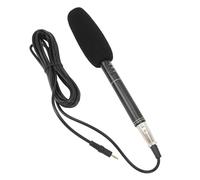Xiuganpo Microfono XLR per Fotocamera, Microfono a Fucile Ad Alta sensibilità con Microfono Antiurto per Parabrezza, Microfoni Professionali a Condensatore Esterni DSLR per Interni Ed