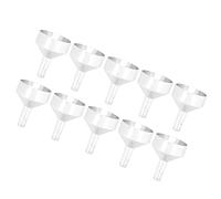 Xiuganpo Mini Imbuto in Lega di Alluminio, 10 Pezzi per Riempire Flaconi e Trasferire Cosmetici, Ideale per Profumi e Farmaci, Ideale per gli Amanti degli Oli Essenziali (#2)