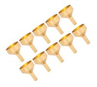 Xiuganpo Mini Imbuto in Lega di Alluminio, 10 Pezzi per Riempire Flaconi e Trasferire Cosmetici, Ideale per Profumi e Farmaci, Ideale per gli Amanti degli Oli Essenziali (#1)