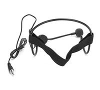 Xiuganpo Mini Microfono a Condensatore Cablato Preciso per le Prestazioni degli Insegnanti, Microfono con Gancio in Metallo e ABS per Uso Interno Ed Esterno