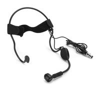 Xiuganpo Mini Microfono con Cuffia Pickup da 360 Gradi con Connettore TA3F, Microfono a Condensatore Resistente Al Sudore per Cantare e Insegnare, Adatto per Interni Ed Esterni