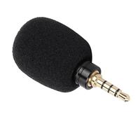 Xiuganpo Mini Microfono Leggero Microfono Capacitivo in Alluminio EY-630A per Tablet Telefono Cellulare (Spina mono diretta 3,5 quadripolare)