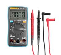 Xiuganpo Mini Multimetro con Schermo LCD Facile Lettura in Ambienti Bui, Digitale Automatico Portatile ZT100/ZT101/ZT102 (ZT100)