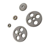 Xiuganpo Mini Set di Ingranaggi per Tornio in Metallo Stabile T80 T45 T25 T20 Parte Dell'ingranaggio per il Taglio di Micro Tornio per Macchinisti di Macchine Utensili HT250 Ferro Grigio