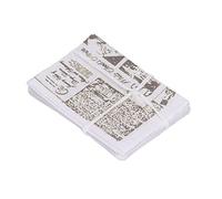 Xiuganpo Mini Set di Riviste per Giornali, Giornali in Miniatura Realistici in Scala 1:12 e 1:6, Accessori Decorativi Artigianali con Design Realistico, Ideali per lo Studio e il Soggiorno della