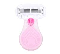 Xiuganpo Mini Tagliacapelli Manuale per il Corpo, Testina Dinamica a 5 Strati Strumento per Rasatura Manuale Donna Epilatore Portatile con Custodia Protettiva Rasatura Liscia in Viaggio