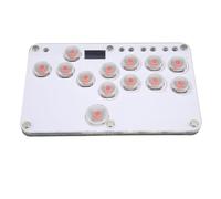 Xiuganpo Modalità di Pulizia SOCD con Luce LED RGB Regolabile Controller Stick da Combattimento per Giocatori PC Joystick Stick da Combattimento per Scatola da