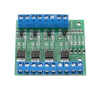 Xiuganpo Modulo Driver 4 per Motore PWM, Scheda con Isolamento | Scheda amplificatore PLC, da 3-20 V a 3,7-27 V CC, 10 A per canale, per Arduino, , controllo motore, dimmer LED
