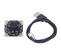 Xiuganpo Modulo telecamera USB per computer, 30FPS 1MP USB2.0 Output PC Camera Board, Messa a fuoco 100° con distorsione Panorama Video Webcam per computer portatile telecamera industriale