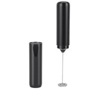 Xiuganpo Montalatte Portatile, Frusta Elettrica Ricaricabile USB con Schiuma Rapida da 20 Secondi, Miscelatore per Bevande Portatile con Coperchio in Acciaio Inossidabile 304 per Uso Alimentare per