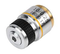 Xiuganpo Obiettivo Acromatico 10X con Distanza Coniugata 185 e Guscio in Lega di Alluminio qualità Dell'immagine Nitida Nelle Lezioni di Microscopia Didattica