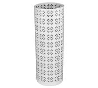 Xiuganpo Organizzatore Ombrello Bidone, Supporto per Il Modello di Rame Pattern Vuoto Spazio di Asciugatura Rapida in Metallo per la Casa per l'ingresso (White #16)