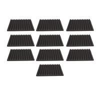 Xiuganpo Pannelli Acustici 10 Pezzi di Cotone Fonoassorbente in Schiuma Ignifuga per Studio di Registrazione e Home Theater 30x30x2,5 Cm