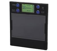 Xiuganpo Paraluce per Saldatura Solare, Oscurante Automatico, Display Digitale, Lente Filtrante per Casco Saldatore, Finestra Grande 100x67 Mm, DIN5 DIN13, 4 Sensori, Protezione UV, Alimentazione