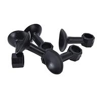 Xiuganpo Paraspigoli in Gomma per Lavatrice Frontale, 10 Pezzi (BLACK) | Supporto per porta della lavatrice con ventosa, aiuto per la lavanderia dell\'asciugatrice, mantiene la porta socchiusa,