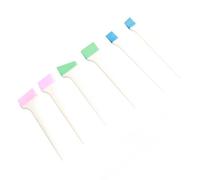 Xiuganpo Pennello per Tintura per Capelli, Pennello per Tintura in Silicone a Manico Lungo, per per Capelli, per per Testina in Silicone per Parrucchiere Domestico