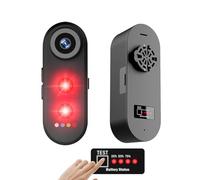 Xiuganpo per Biciclette con Fotocamera e Coda, Assicurarsi la Sicurezza Notturna, la Registrazione Continua, il Rilevamento del Veicolo, L'angolo a 140 ° IPX6 IPX6 Acqua a Prova D'acqua (64G)