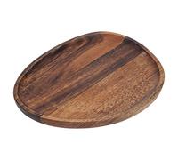 Xiuganpo Piatto Piano Sottile in Legno con Curve Morbide, Vassoio da Portata Fast Food per Pizza, Pane, Snack, 30 X 20 Cm, 30 X 12 Cm, 26 21, 16 13 (#3)