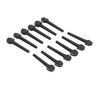 Xiuganpo Picchetti in Ebano da 12 Pezzi Accessori per Accordatura per Violino Oud in Legno Durevole, Esperienza di Gioco Rilassante