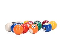 Xiuganpo Piccole Palle da Biliardo Ecologiche, Resistenti Agli Urti, 16 Pezzi, Mini Set di Palle da Biliardo per Sala Giochi per Bambini, 32mm