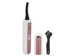 Xiuganpo Piegaciglia Elettrico, Ricaricabile USB Controllo della Temperatura a 4 Livelli Display LCD Design Curvo Piegaciglia Riscaldato, Permanente Ciglia con Ricarica di Tipo C per Le Donne (WHITE)