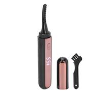 Xiuganpo Piegaciglia Elettrico, Ricaricabile USB Controllo della Temperatura a 4 Livelli Display LCD Design Curvo Piegaciglia Riscaldato, Permanente Ciglia con Ricarica di Tipo C per Le Donne (BLACK)