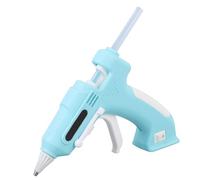 Xiuganpo Pistola Elettrica a Colla a Caldo, Potente Pistola con Colla Assille da 2000 MAh con Componente di Riscaldamento Ispessito 10 Bastoncini Ad Alta Adesione, Strumento di (GREEN)