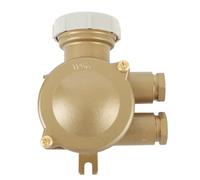 Xiuganpo Plug-in con una Connessione Marittima, Fire IP56 CZH202-3 Connessione in Ottone Marino Anti-invecchiamento 10A Alta conducibilità Permanente per l'ambiente dell'acqua di Mare
