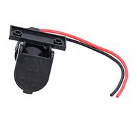 Xiuganpo Presa Accendisigari, Adattatore per Accendisigari in Plastica Resistente con Supporto per Cappuccio Protettivo per Applicazioni a 12 V