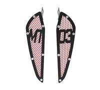 Xiuganpo Protezioni per la Presa d'Aria del Motociclo di Ricambio in Alluminio Resistente 2 Pezzi per MT03 2020-2021, Protezione Affidabile del Radiatore per i Ciclisti (Rosso)