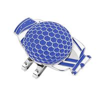 Xiuganpo Resistente Clip per Cappello da Indicatore Metallico Accessorio Portatile per la Pratica del Blu, Rosso