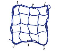 Xiuganpo Rete Portabagagli Robusta Ed Elastica per Veicoli Elettrici - Corda Elastica per Riporre in Sicurezza i Caschi - Pratici Accessori Moto (BLUE)