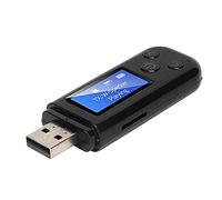 Xiuganpo Ricevitore Trasmettitore Audio con Chip 5.0 Funzione di Ricerca Attiva per gli Amanti della Musica 1 X Ricevitore per Uso Domestico (BLACK)