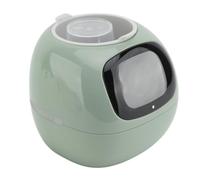 Xiuganpo Robot di Piantatrice Intelligente, Pentola di Fiori Intelligente con Espressione AI, Bocciolo Elettronico con Sensori di umidità della Luce Dell'acqua, Orologio, Calendario (GREEN)