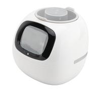 Xiuganpo Robot di Piantatrice Intelligente, Pentola di Fiori Intelligente con Espressione AI, Bocciolo Elettronico con Sensori di umidità della Luce Dell'acqua, Orologio, Calendario (WHITE)