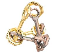 Xiuganpo Rompicapo Tetrametrico in Lega 3D Rompicapo Puzzle Toy Gioco di Espansione della Mente per Bambini Adulti, Giocattolo del Gioco del Cervello in Metallo