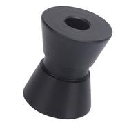 Xiuganpo Rullo per Rimorchio per Barche con Effetto Ammortizzante Superiore per Sostenere Il Peso della Barca - 40x49 Mm ABS+Metallo, Nero - 1 unità per Rimorchi per Yacht