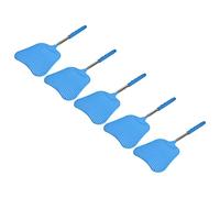 Xiuganpo Scacciamosche Retrattile Blu con Bellissimo Design Durevole e Schiacciamosche Mortale [5 pezzi]