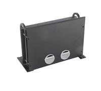 Xiuganpo Scaffale per TV Box Scaffale da Parete in Alluminio Durevole per Camera da Letto, Soggiorno, 11 X 8,3 X 5,3 Pollici Kit di Accessori da 2 Pezzi