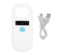 Xiuganpo Scanner per Lettore di Microchip per PET Aggiornato per la Gestione del Pollame, Scanner per Tag Animali Ricaricabile Ricaricabile ID Chip PET con Display OLED Stabile