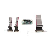 Xiuganpo Scheda di Espansione Parallela Seriale PCE Mini PCIe con PCI Express da 6 Gbps, Porta Parallela Pin, per Desktop Contour Standard, Server, Automazione, Materiale PCB