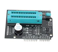 Xiuganpo Scheda di Espansione Programmatore Shield ISP AVR, Masterizza Bootloader per Atmega 328P/168P/8, Indicatore LED Cicalino Integrato, Interfaccia ISP 6/10 Pin, da USB a TTL CH340G FT232RL